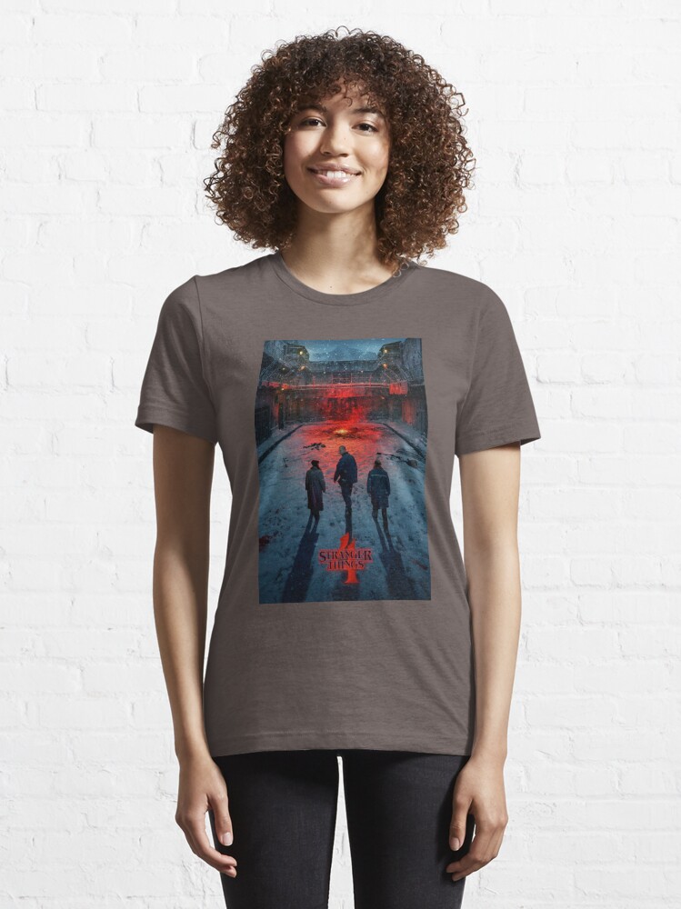 Disover Stranger Things 4 Group Snowy Russian Poster | Essential T-Shirt 