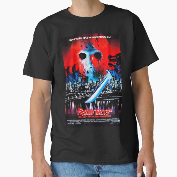 Vista previa del artículo con la obra «Viernes 13 Parte VIII Jason toma Manhattan 1989 Póster de la película», diseñado y vendido por BetterDaze.