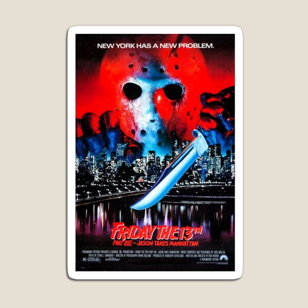 Artikel-Vorschau von Freitag der 13. Teil VIII Jason Takes Manhattan 1989 Filmplakat, designt und verkauft von BetterDaze.