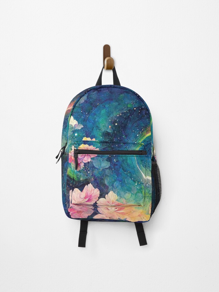 Imagen 1 de 3, Mochila con la obra Faerie Gardens, diseñada y vendida por ThinkFunDesign.
