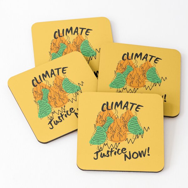 Item preview, Climate Justice Now - Megafires 1 designed and sold by bmfabricdesigns.