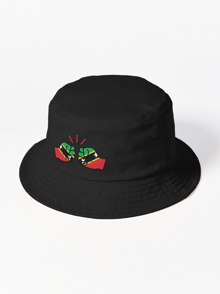 Thumbnail 1 of 6, Bucket Hat, We Run Tings, St. Kitts & Nevis (Caribbean/West Indian Themed Merchandise) designed and sold by ChiefClothingUK.