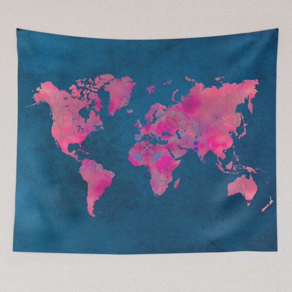Item preview, world map art 10 designed and sold by Lionmixart.