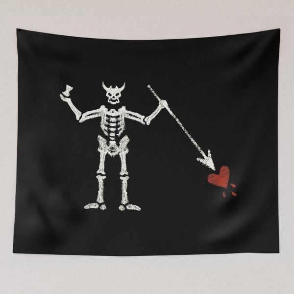 Item preview, Blackbeard's Flag designed and sold by marina-art.