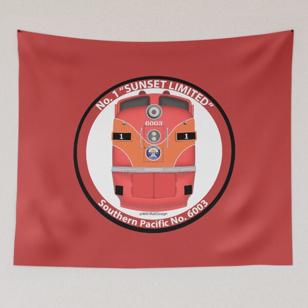 Item preview, Southern Pacific E7 "Sunset Limited" Circle Design designed and sold by WNYRailDesign.