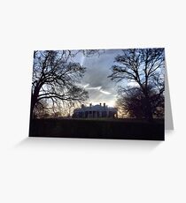 December Twilight at Monticello Greeting Card