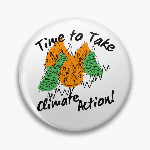 Item preview, Take Climate Action - Megafires 1 designed and sold by bmfabricdesigns.