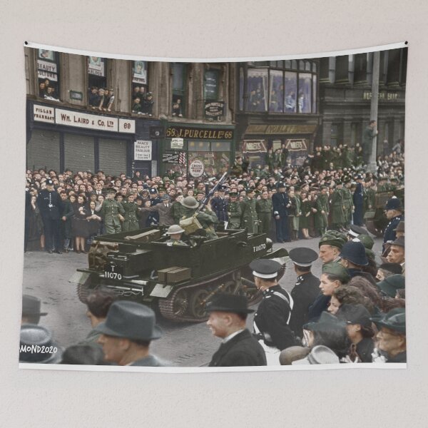 Item preview, Irish Army Parade in O Connell St. Dublin -1942. designed and sold by Marc Redmond.