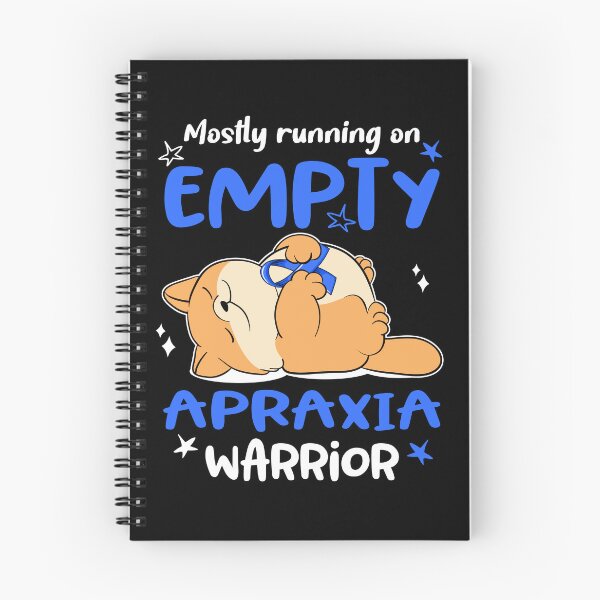 Item preview, Mostly running on Empty Apraxia Warrior designed and sold by ElizabethS809.