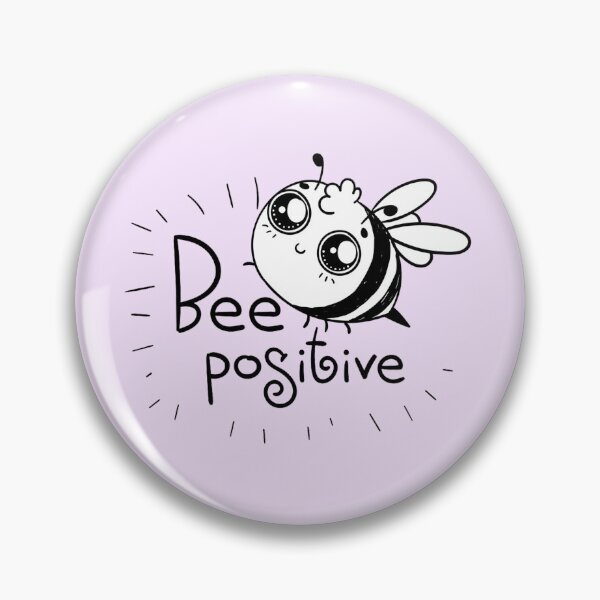 Item preview,   Bee positive shits, bee positive hats, bee positive shower curtain, bee positive backpack, bee positive dress, bee positive phone cases  designed and sold by Poussyarts.