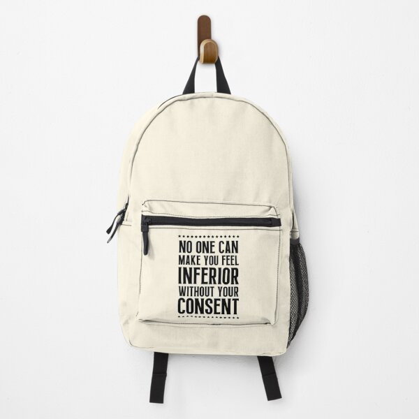 Item preview, No one can make you feel inferior without your consent designed and sold by QuotesAreFun.