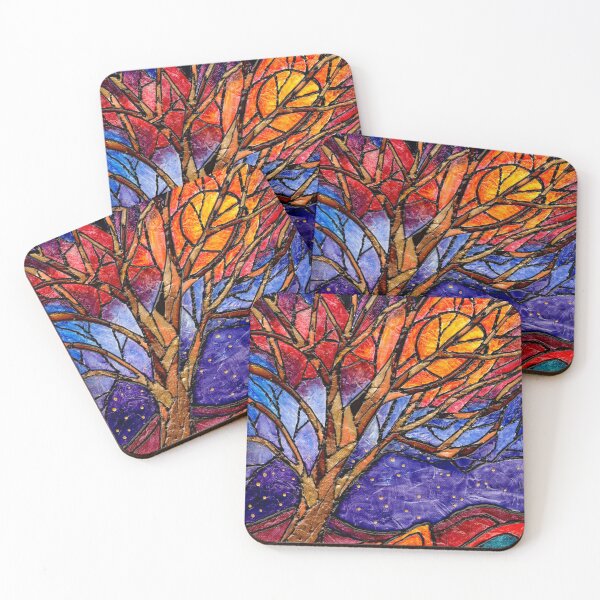 Item preview, Winter Woods Stained Glass  designed and sold by DeusExMachina1.