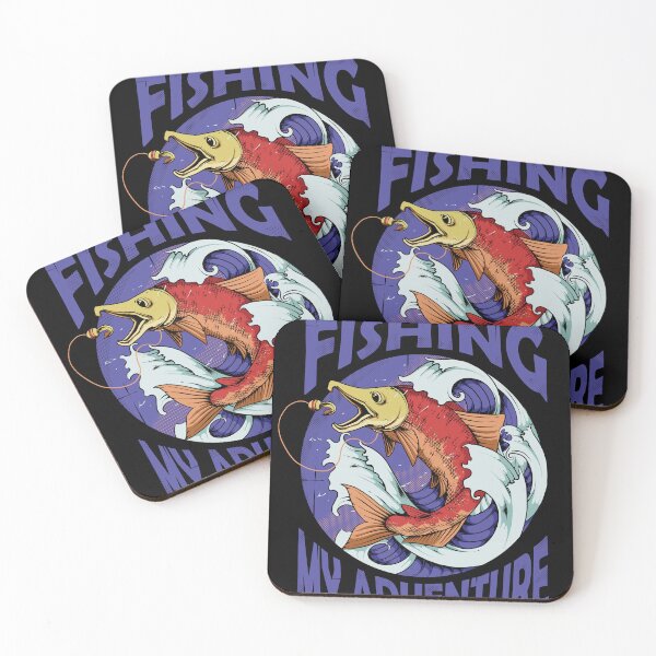 Item preview, My adventures are salmon fishing designed and sold by azzadotartwork.