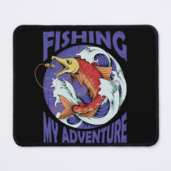 Item preview, My adventures are salmon fishing designed and sold by azzadotartwork.