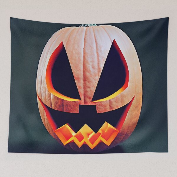 Artikelvorschau, halloween scary evil pumpkin funny pumpkin head evil entworfen und verkauft von ComicsFactory.