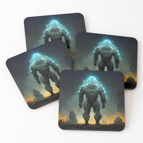 Item preview, Humanoid Golem Powering Up AI Generated Art designed and sold by botprompts.