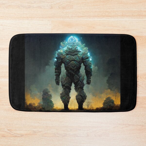 Item preview, Humanoid Golem Powering Up AI Generated Art designed and sold by botprompts.