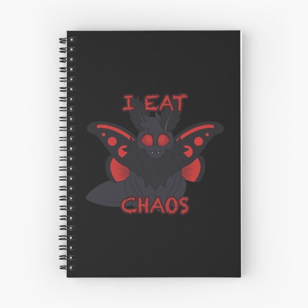 Item preview, I Eat Chaos ( cinnabar / Mothman ) designed and sold by Contaminated Cryptid.
