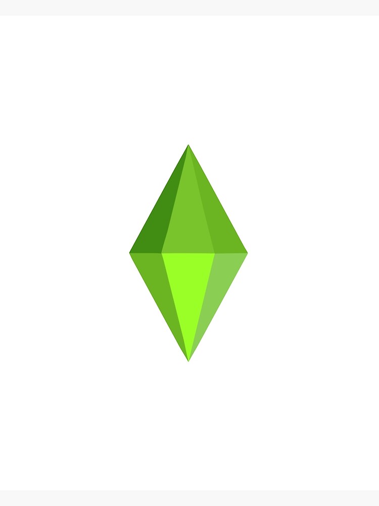 Green Sims Plumbob Poster For Sale By Digitalarrange Redbubble