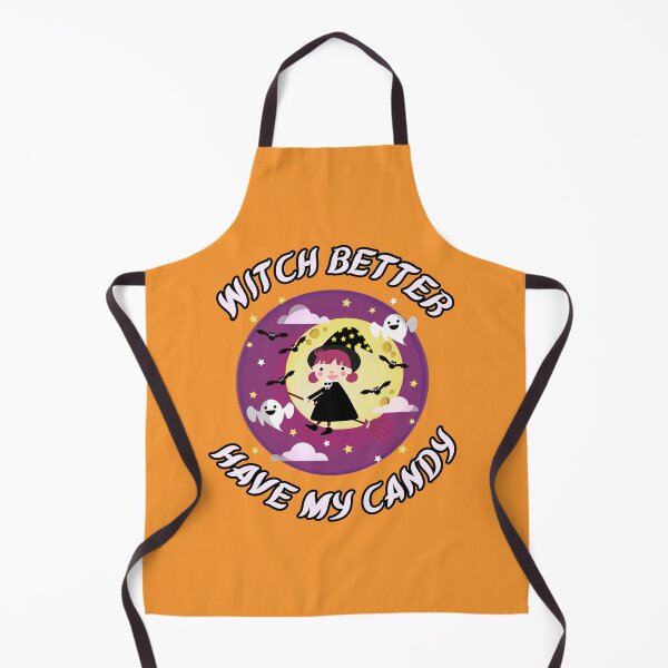 Item preview, Halloween Print - Witch better have my candy (Orange) designed and sold by CreepyCurator.