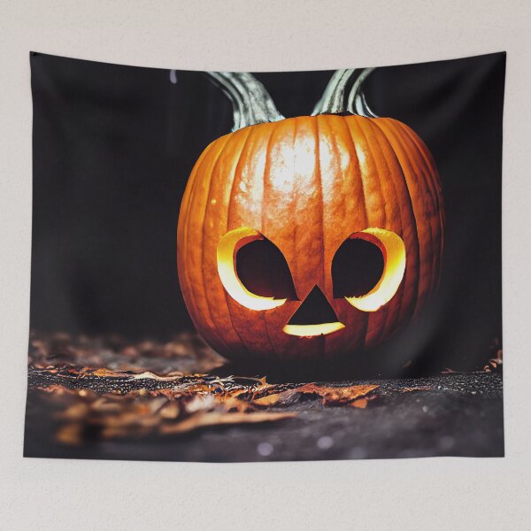 Item preview, halloween scary evil pumpkin funny pumpkin head satanic designed and sold by ComicsFactory.