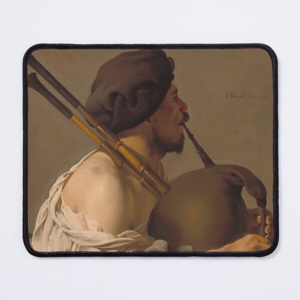 Item preview, Bagpipe Player | Hendrick ter Brugghen | 1624 Renaissance Art designed and sold by CJET.