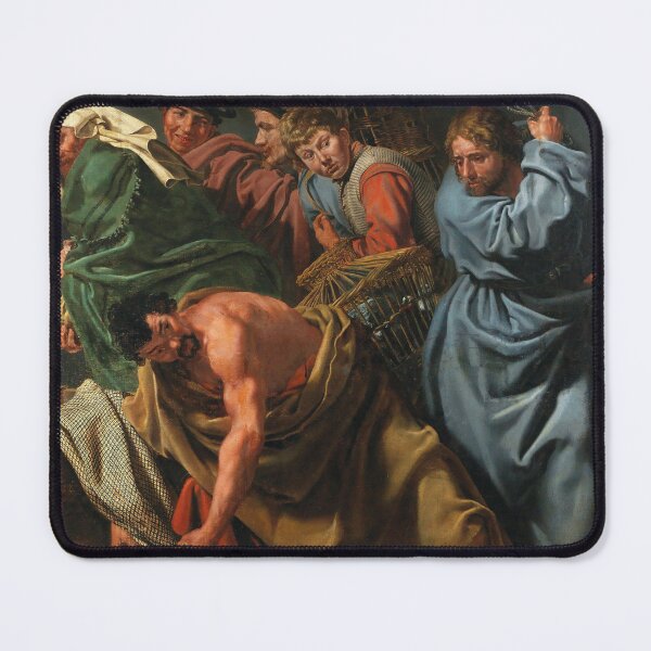 Item preview, Christ Driving the Money Changers from the Temple | Flemish Art | 1618 Renaissance Gospel Biblical Art designed and sold by CJET.