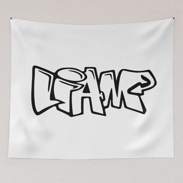 Item preview, Liam - Graffiti Name Design designed and sold by NameThatShirt.