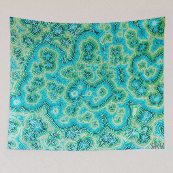 Item preview, Zen Doodles in Cool Colors  designed and sold by Sarah Kurdila.