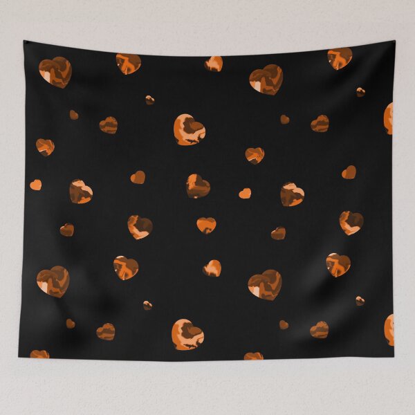 Item preview, Chaotic Hearts, Dapple Series - Orange designed and sold by StephOBrien.
