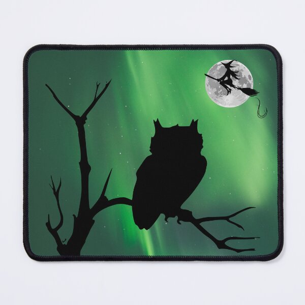Item preview, Halloween Owl and Witch designed and sold by HappyBonez.