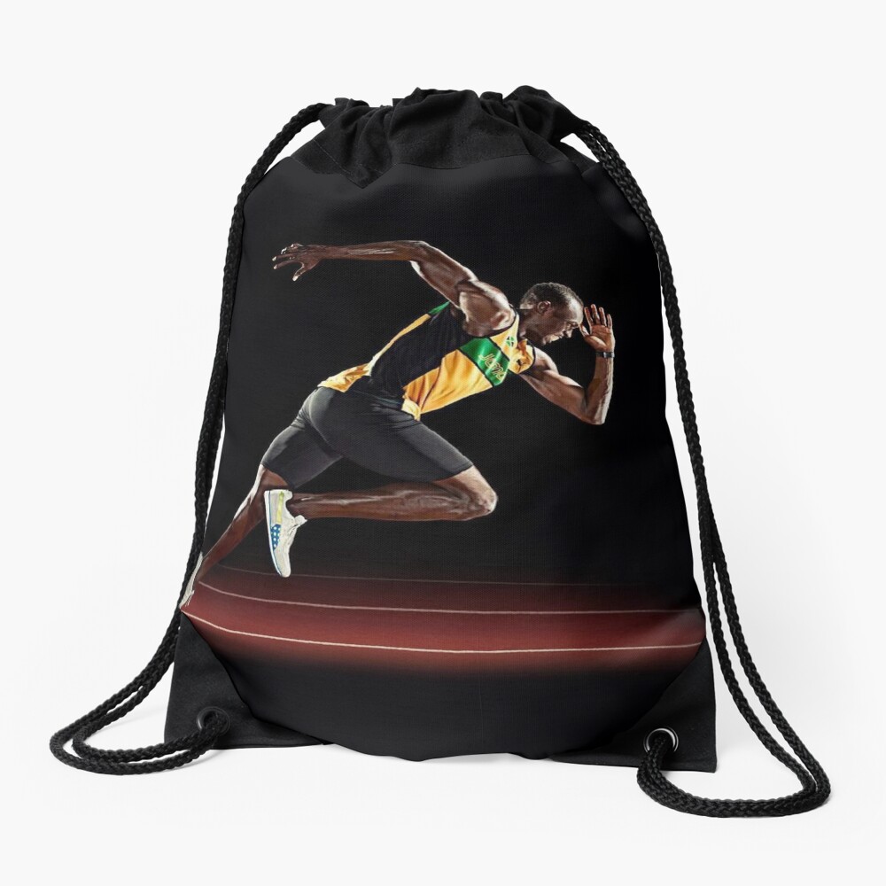 Usain Bolt Drawstring Bag