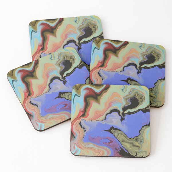 Item preview, Colorful marble design designed and sold by Alwayscreateart.