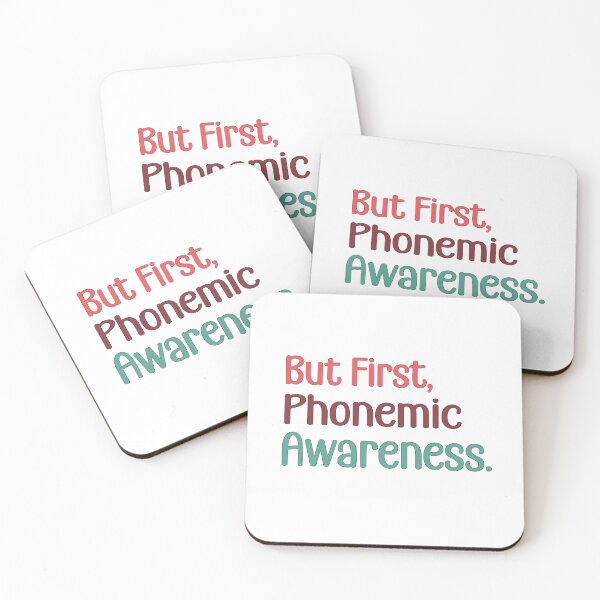 Item preview, But First, Phonemic Awareness designed and sold by retro10.