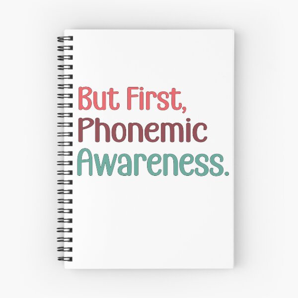 Item preview, But First, Phonemic Awareness designed and sold by retro10.
