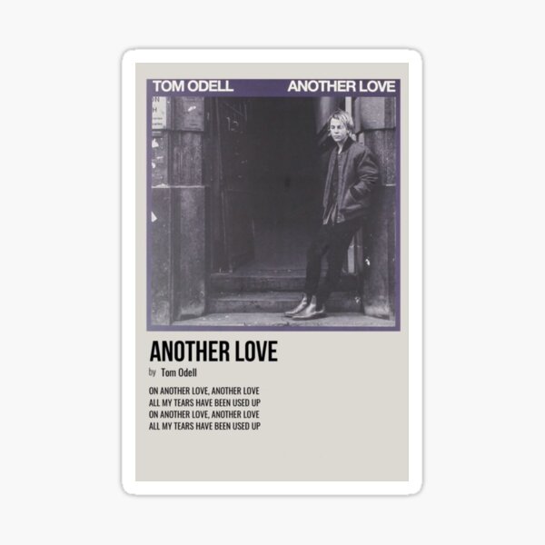 Tom Odell Another Love White Heart Song Lyric Art Print