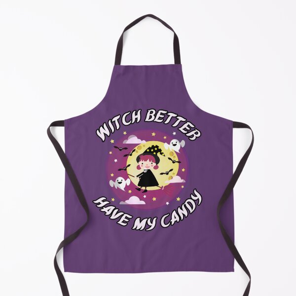 Item preview, Halloween Print - Witch better have my candy (Purple) designed and sold by CreepyCurator.