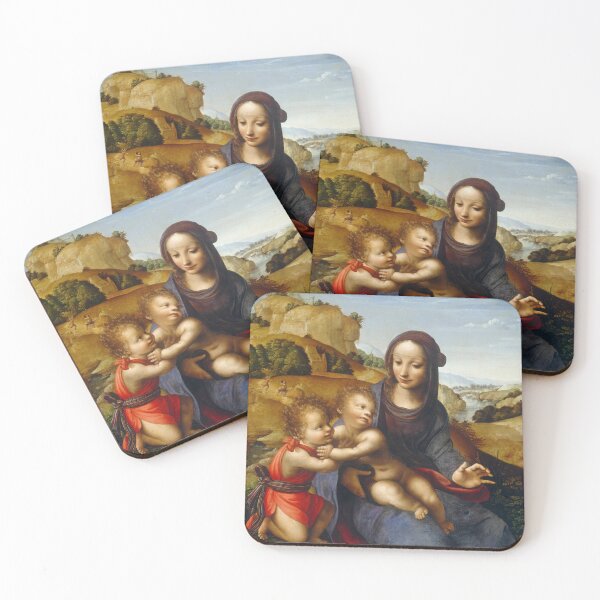 Item preview, Madonna and Child with the Infant Saint John | Fernando Yanez de la Almedina | 1505 Renaissance Gospel Biblical Art designed and sold by CJET.
