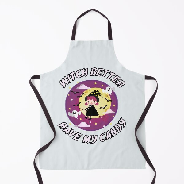 Item preview, Halloween Print - Witch better have my candy (White) designed and sold by CreepyCurator.