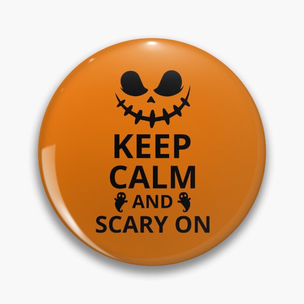 Item preview, Keep Calm And Scary On. Halloween Quote, Halloween Theme, Spooky Vibes designed and sold by DesignHouse07.