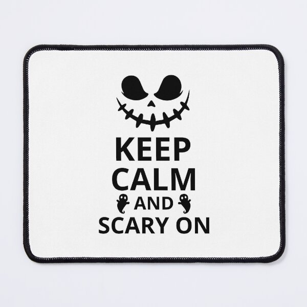 Item preview, Keep Calm And Scary On. Halloween Quote, Halloween Theme, Spooky Vibes designed and sold by DesignHouse07.