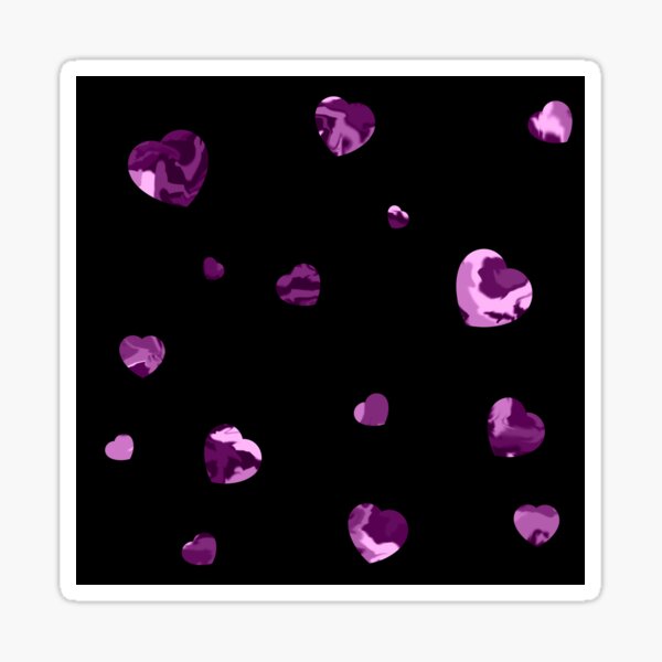 Item preview, Chaotic Hearts, Dapple Series - Purple designed and sold by StephOBrien.