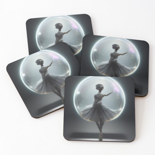 Item preview, MerchHaus - Celestial Prima Ballerina Dancing With Crystal Ball Design  designed and sold by MerchHaus.