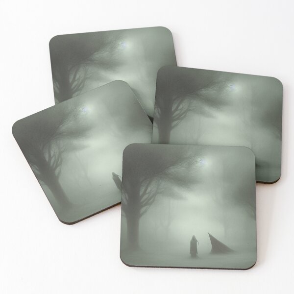 Item preview, Foggy forest trail landscape designed and sold by AImatte.