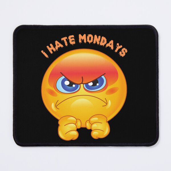 Item preview, I hate mondays emoji designed and sold by The Love Quill.