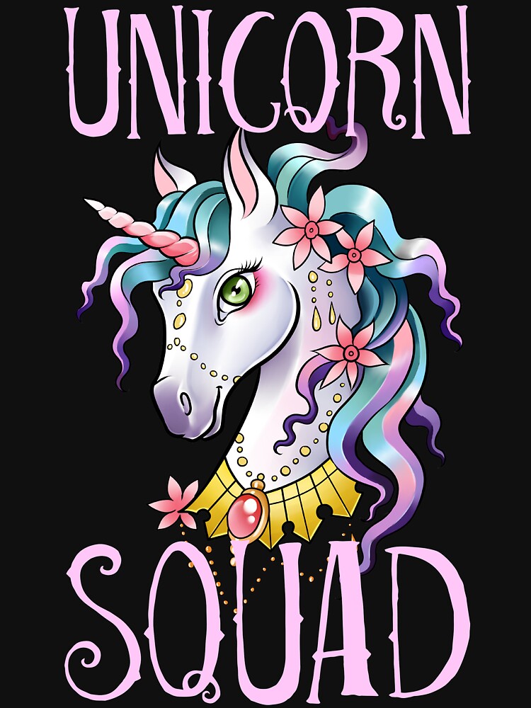 Unicorn Squad Funny Unicorns Queen Girls Rainbow T Shirt T Shirt For Sale By Liquets