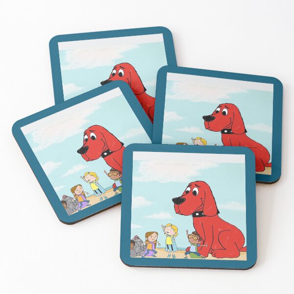 Item preview, Clifford the big red dog cartoon chiffon top designed and sold by KenelmFreeman.