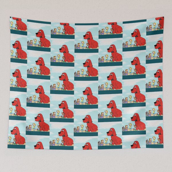 Item preview, Clifford the big red dog cartoon chiffon top designed and sold by KenelmFreeman.