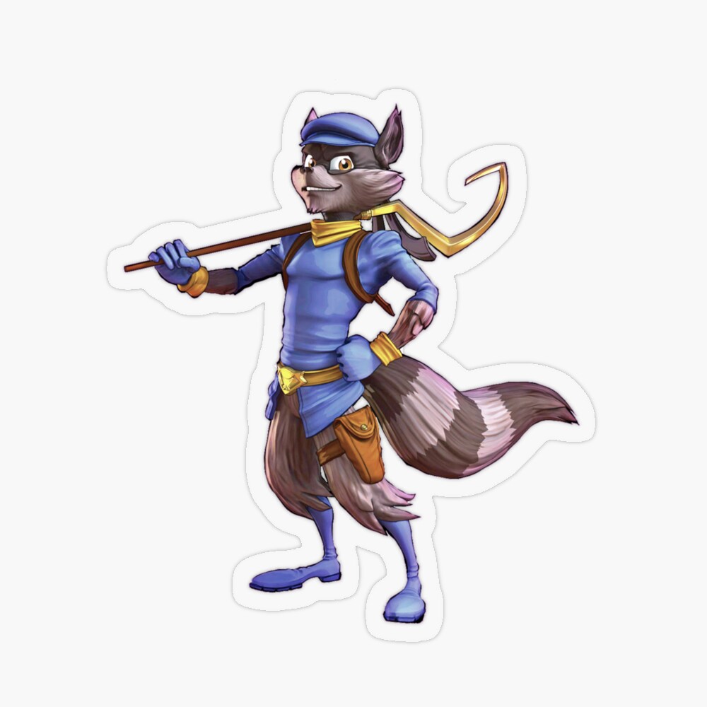 Sly Cooper Gang Extended Sticker for Sale by Swisskid