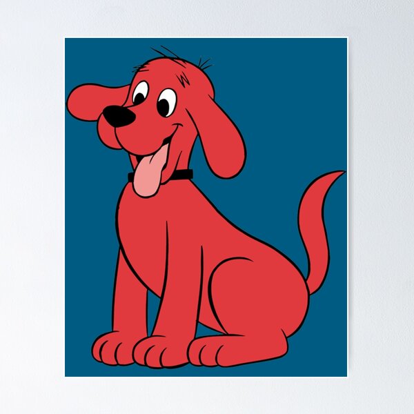Vista previa del artículo con la obra «Clifford el gran perro rojo Diseño DMN», diseñado y vendido por KenelmFreeman.